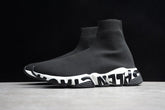 BALENCIAGA SPEED RUNNER GRAFFITI *WHITE/BLACK*