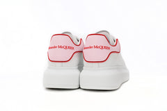 ALEXANDER MCQUEEN " WHITE/PINK CARNELIAN RED "