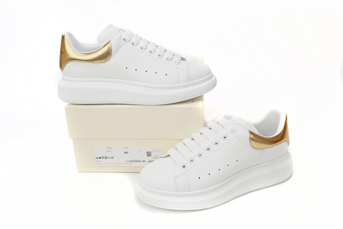 ALEXANDER MCQUEEN " WHITE/GOLD "