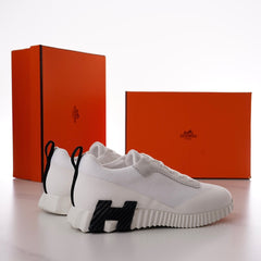 HERMES BOUNCING SNEAKERS "WHITE/BLACK"