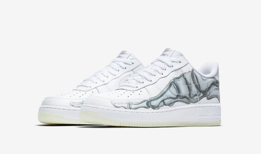 White Skeleton Air Force 1