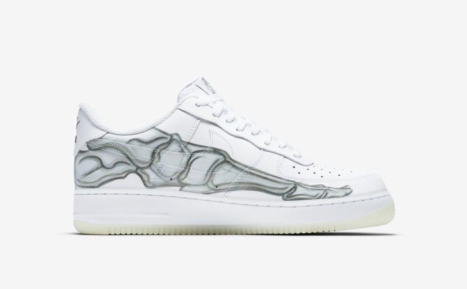 White Skeleton Air Force 1