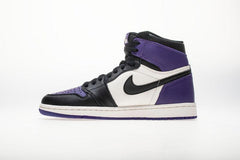 Purple and Black Air Jordan 1