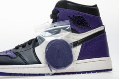 Purple and Black Air Jordan 1