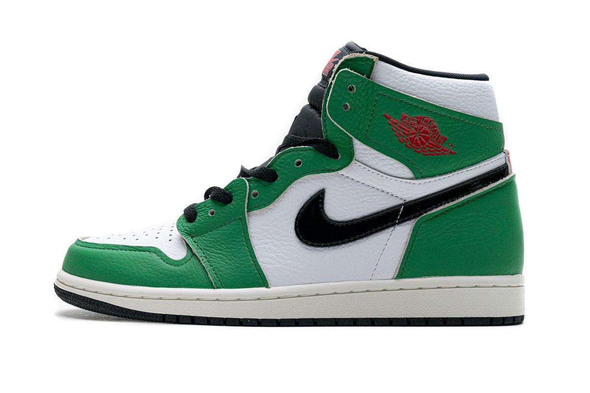 White Lucky Green Jordan 1