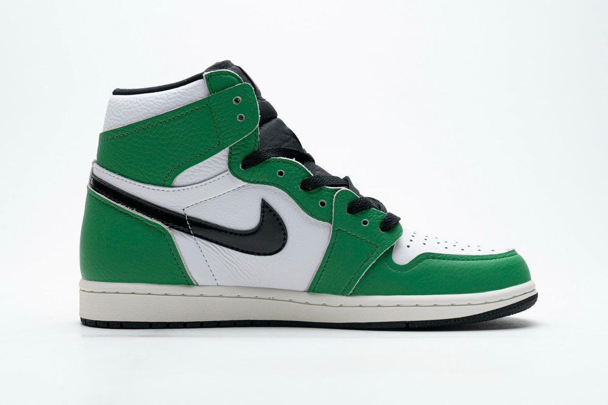 White Lucky Green Jordan 1