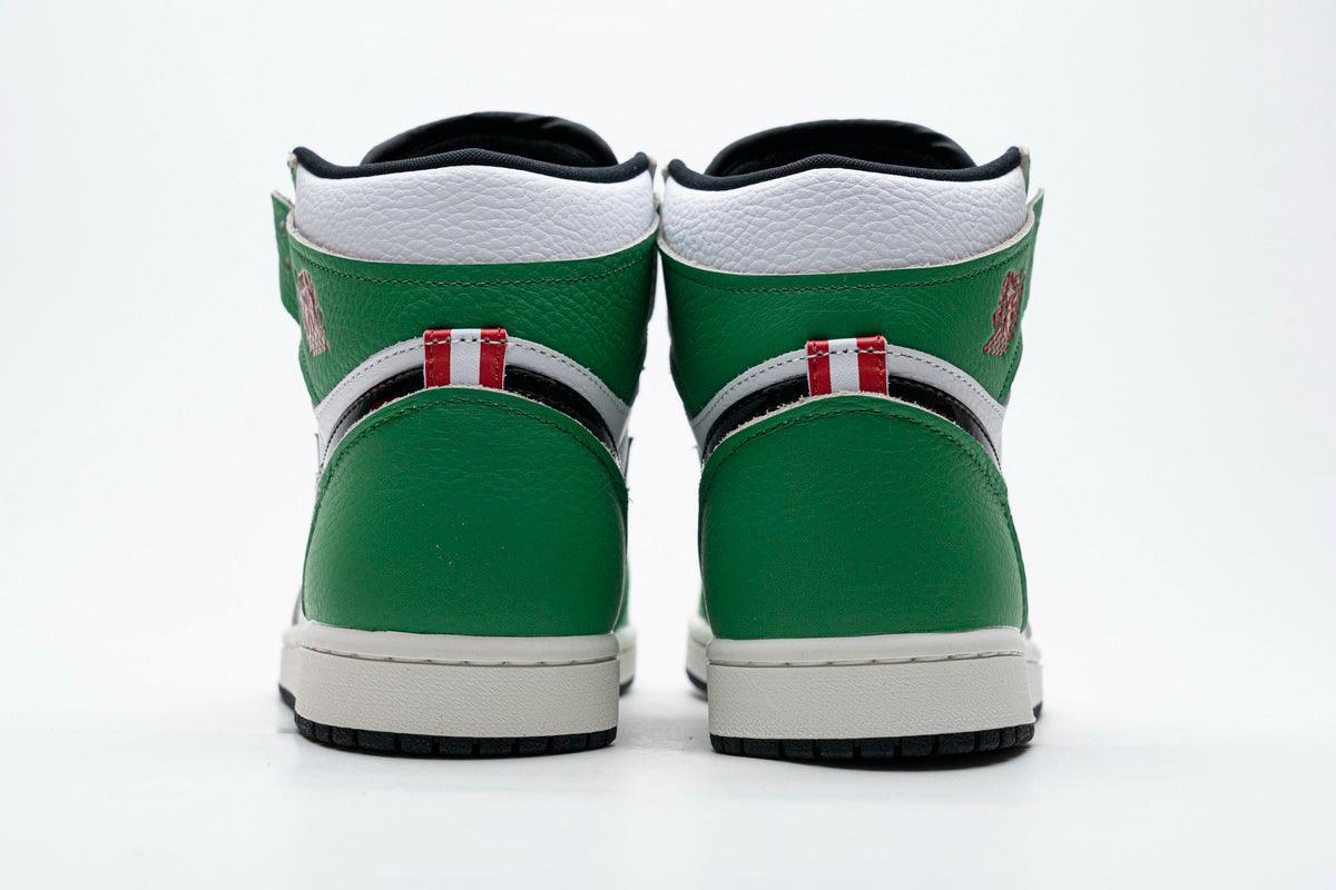 White Lucky Green Jordan 1