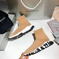 BALENCIAGA SPEED RUNNER GRAFFITI *BEIGE*