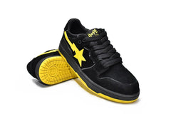 BAPE SK8 STA " BLACK ELECTRIC YELLOW "