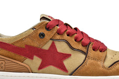 BAPE SK8 STA " WHEAT RED "