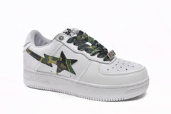 BAPE STA " CAMO WHITE GREEN "