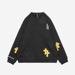 CHROME HEARTS 20FW YELLOW CROSS HOODIE