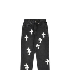 CHROME HEARTS 21FW DENIM CROSS *BLACK/WHITE*