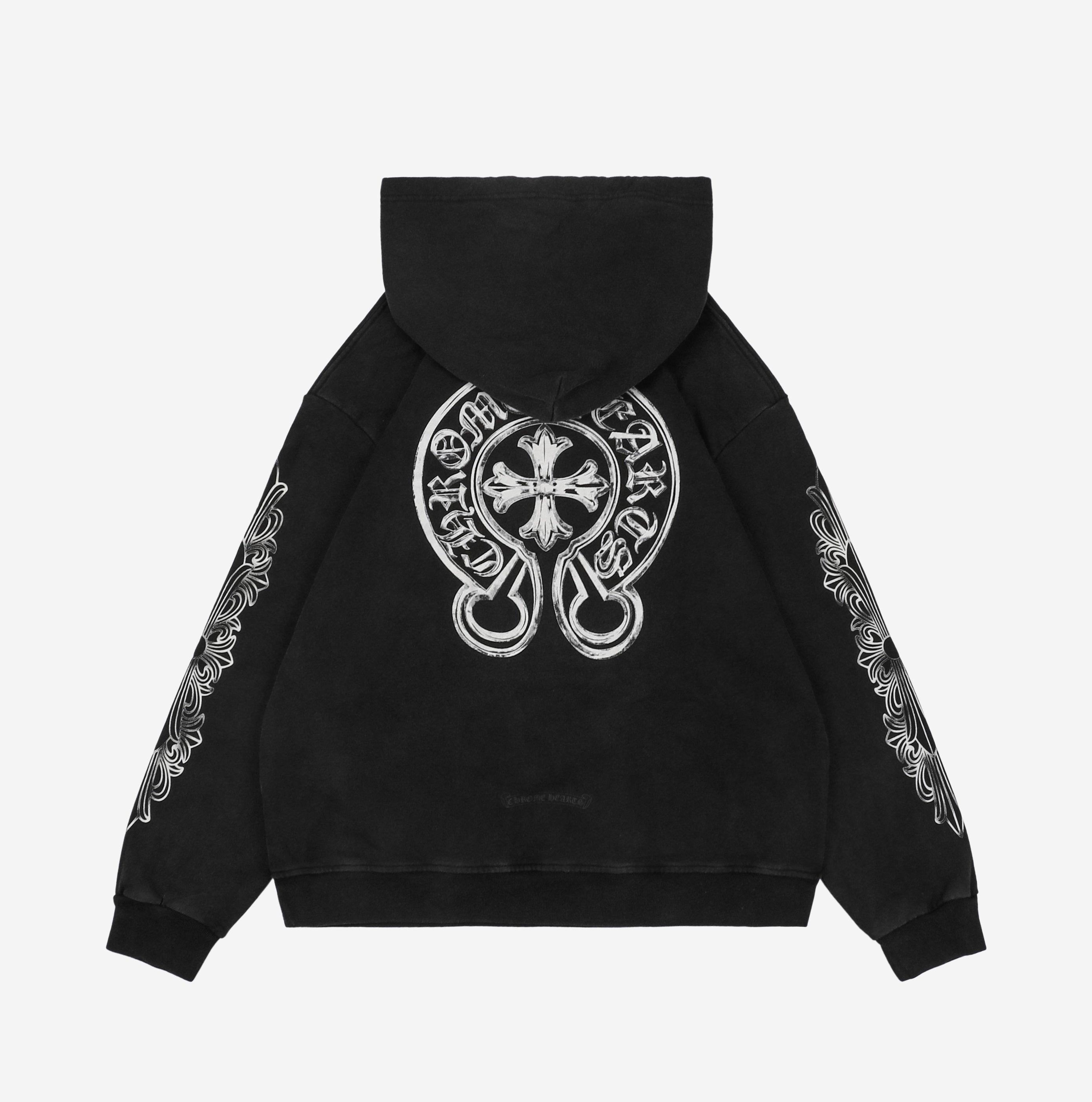 CHROME HEARTS 22FW HOODIE BLACK