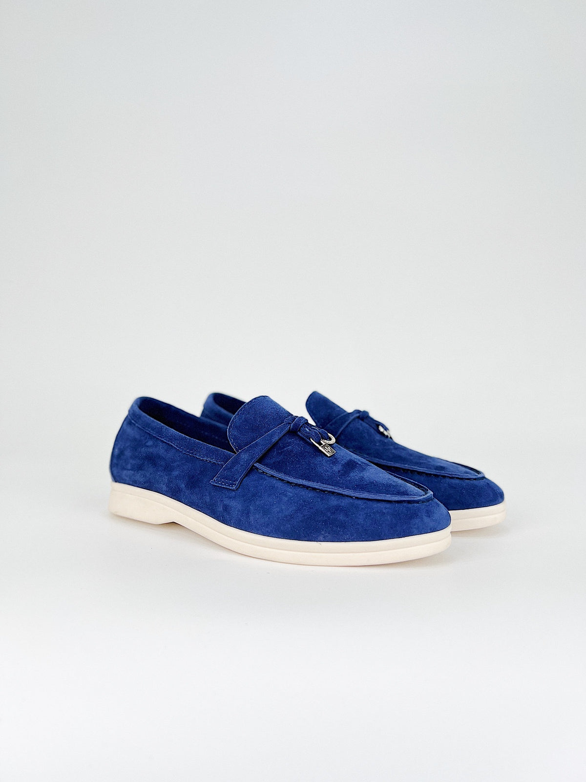 LORO PIANA WHITE SOLE "BLUE"