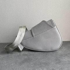 DIOR GRAY ULTRAMATTE SADDLE BAG