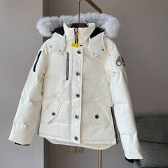 MOOSE KNUCKLES JACKET *WHITE/RED/BLACK*