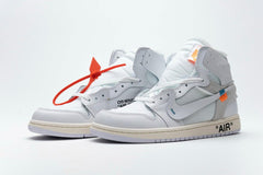 OFF WHITE - AIR JORDAN 1 " WHITE "