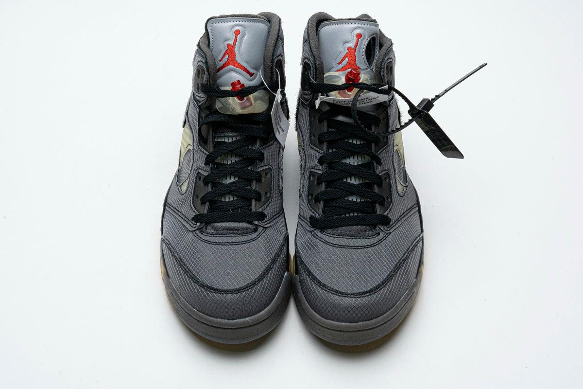 OFF WHITE AIR JORDAN 5 " MUSLIN "