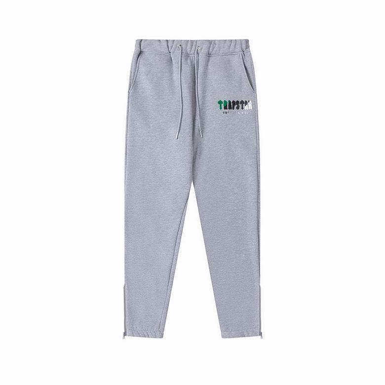 TRAPSTAR TRACKSUIT LOGO GREEN/GREY/WHITE *GREY/BLACK*