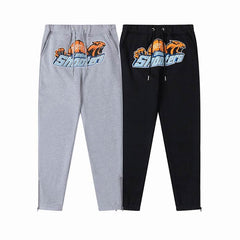 TRAPSTAR TRACKSUIT LOGO ORANGE SHOOTERS *GREY/BLACK*