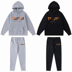 TRAPSTAR TRACKSUIT LOGO ORANGE/BLACK *GREY/BLACK*