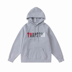 TRAPSTAR TRACKSUIT LOGO RED/GREY/WHITE *GREY/BLACK*