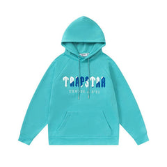 TRAPSTAR TRACKSUIT LOGO WHITE/BLUE *AQUAMARINE/BLUE*