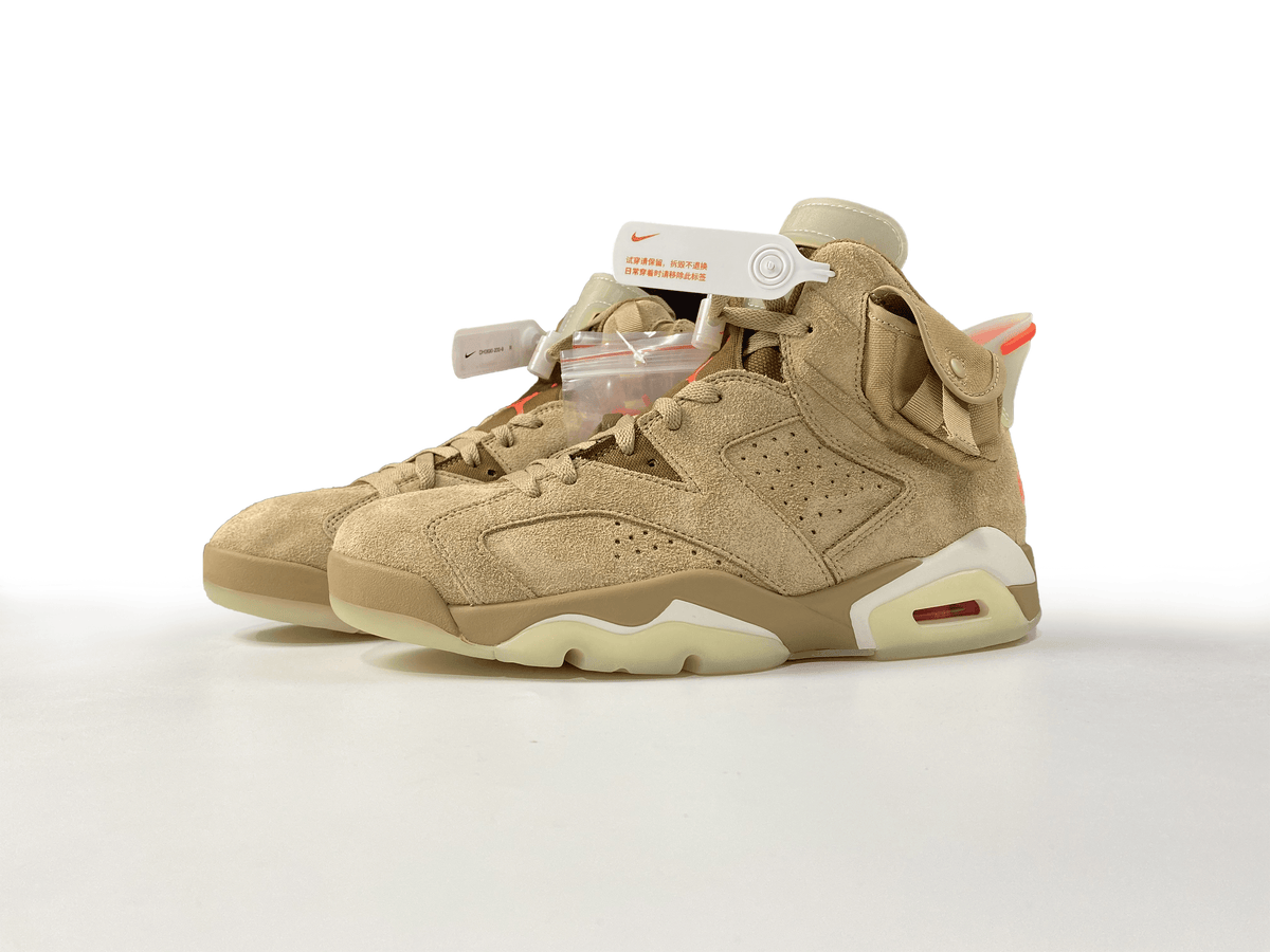 TRAVIS SCOTT - JORDAN 6 RETRO " BRITISH KHAKI "