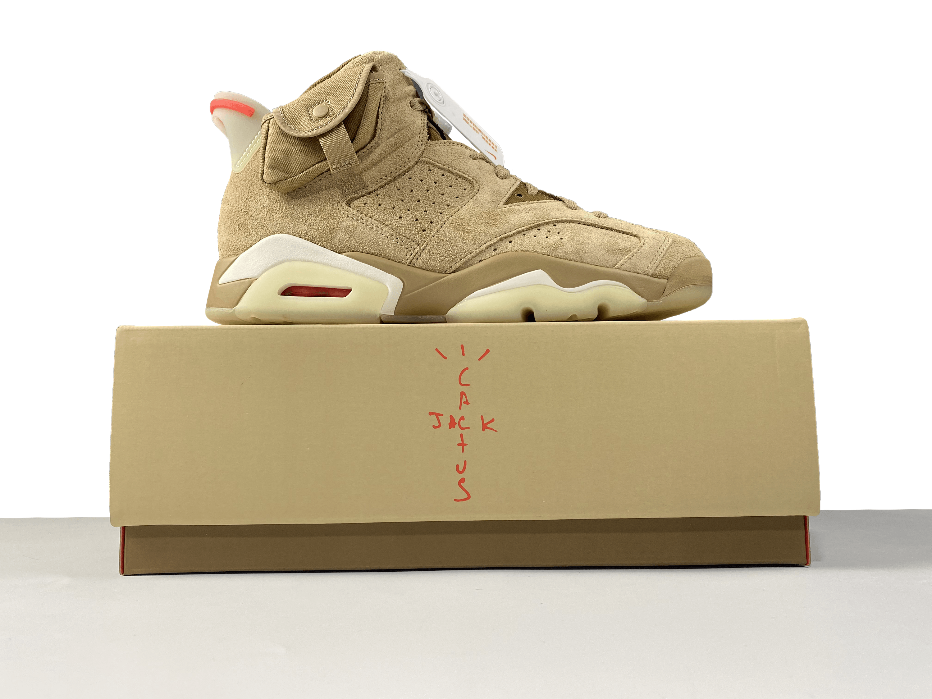 TRAVIS SCOTT - JORDAN 6 RETRO " BRITISH KHAKI "