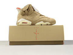 TRAVIS SCOTT - JORDAN 6 RETRO " BRITISH KHAKI "